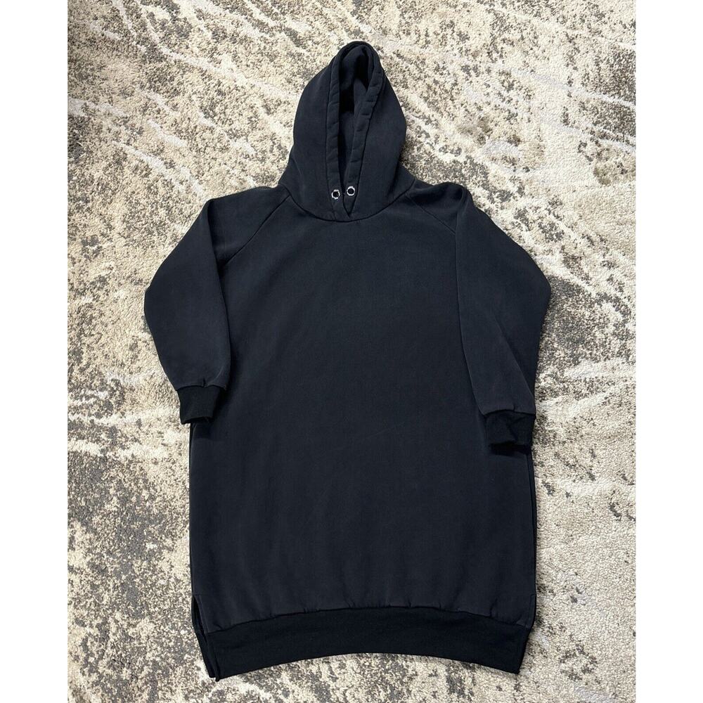 NUTEXROL Women's Long Fleece Sweatshirt Hoodie Dress Pullover size XL